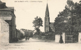 Le Sel * L'arrivée Au Village Et L'église * Villageois - Autres & Non Classés