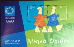 Greece 2003 Olympic Games Mascots Minisheet MNH - Ongebruikt