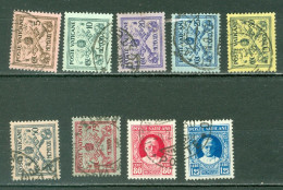 Vatican  Yvert 26/34  Ou Sassone 1/9  Ob  TB   - Gebraucht