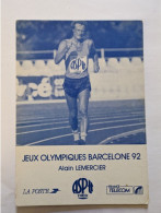 CP - Athlétisme Jeux Olympiques 92 Barcelone Alain Lemercier ASPTT - Atletiek