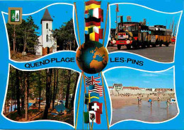 80 - Quend Plage Les Pins - Multivues - Plage - Petit Train - Camping - Blasons - Carte Neuve - CPM - Voir Scans Recto-V - Quend