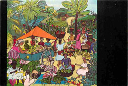 Antilles - Antilles Francaise - Marché Au Morne Vert - Dessin - CPM - Voir Scans Recto-Verso - Autres & Non Classés