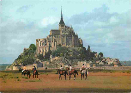 Animaux - Chevaux - Le Mont Saint Michel - Promenade Equestre - CPM - Voir Scans Recto-Verso - Chevaux