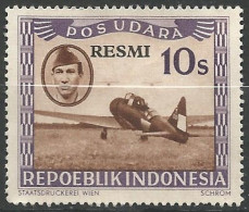 INDONESIE  / POSTE AERIENNE OFFICIELLE N° SCOTT 1 NEUF Sans Gomme - Indonesia