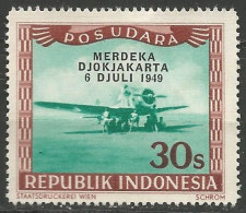 INDONESIE  / POSTE AERIENNE N° SCOTT 49 NEUF Sans Gomme - Indonesia