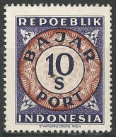 INDONESIE / TAXE N° SCOTT 6 NEUF Sans Gomme - Indonesien