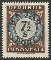 INDONESIE / TAXE N° SCOTT 18 NEUF Sans Gomme - Indonesia