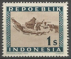 INDONESIE  N° SCOTT 1 NEUF Sans Gomme - Indonesia