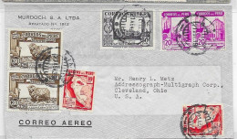 Peru Lima To Cleveland 1939 Airmail Letter - Pérou