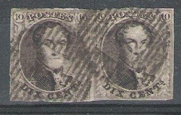 N°3 En Paire En Oblt ( Papier Mince ) - 1849-1850 Medaillons (3/5)