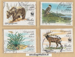 USATI ITALIA 1991 - Ref.0643 "SALVAGUARDIA DELLA NATURA" Serie Di 4 Val. - - 1991-00: Gebraucht