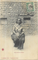 AFRIQUE.  DJIBOUTI.  TYPE DE FEMME HARARI  CARTE ECRITE AN 1909 - Djibouti