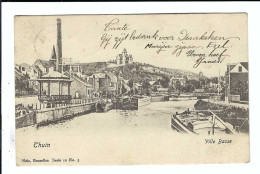 Thuin    Ville Basse  1904  (met Sterstempel SEVENEEKEN) - Thuin