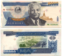 Laos 10000 Kips 2003 P-35 UNC Foxing - Laos