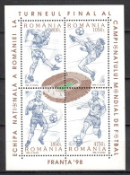 Romania 1998 Rumanía / Football FIFA World Championship France MNH Fútbol Copa Mundial / Cu21969  32-40 - 1998 – France