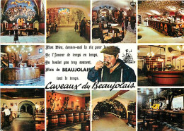 Vignes - Beaujolais - Multivues - Caveaux En Beaujolais - CPM - Carte Neuve - Voir Scans Recto-Verso - Wijnbouw