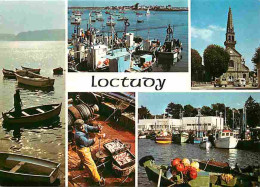 29 - Loctudy - Multivues - Bateaux - Automobiles - Pecheurs - Flamme Postale - Voir Scans Recto Verso  - Loctudy