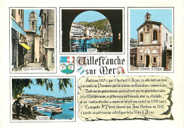 06 - Villefranche Sur Mer - Multivues - Blasons - CPM - Carte Neuve - Voir Scans Recto-Verso - Villefranche-sur-Mer