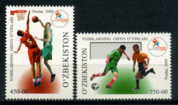 Uzbekistan 2009 / Football Basketball MNH Futbol Baloncesto / Jb22  10-6 - Altri & Non Classificati