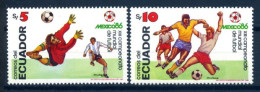 Ecuador 1986 / Football Soccer FIFA World Cup Mexico MNH Fútbol Copa Mundial / Hf04  32-2 - 1986 – México