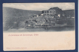 CPA Crète Grèce Non Circulée Spinalonga - Grèce