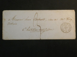 DN4 FRANCE BELLE LETTRE  1847   PETIT BUREAU AMBOISE A  CHATILLON +AFF. INTERESSANT++++ - 1849-1876: Période Classique