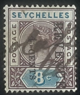 Revenue Surcharge à Droite 1894 - 1902 - Seychelles (...-1976)