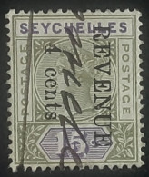 Revenue Surcharge à Droite 1894 - 1902 - Seychellen (...-1976)