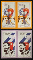 Vietnam Viet Nam MNH Imperf Stamps 1988 : 30th Anniversary Of Cuba Cuban Revolution / Fidel Castro (Ms553) - Vietnam