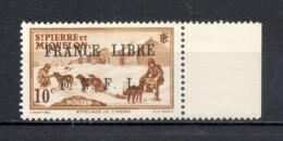 SAINT PIERRE ET MIQUELON N° 250  NEUF SANS CHARNIERE COTE  24.00€  ATTELAGE ANIMAUX - Ungebraucht