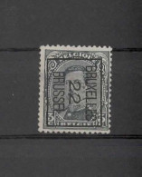 N 63B  Bruxelles 22 Brussel - Typo Precancels 1922-26 (Albert I)