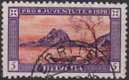 1929 Schweiz / Pro Juventute ° Zum:CH J49, Mi:CH 235, Yt:CH 235, Luganersee - Used Stamps