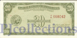 PHILIPPINES 20 CENTAVOS 1949 PICK 130a UNC - Philippinen