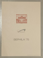 Berlin Vignettenblock Bephila 1975 - Andere & Zonder Classificatie