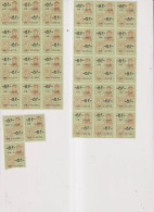 Lot 30 Timbres Fiscaux à 8fr Neufs - Marken