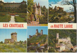 LES  CHÂTEAUX   DE  HAUTE  LOIRE   ( 43 - C  P  M  6  VUES    ( 24 / 4 / 66 ) - Châteaux