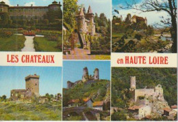 LES  CHÂTEAUX   DE  HAUTE  LOIRE   ( 43 - C  P  M  6  VUES    ( 24 / 4 / 66 ) - Castles