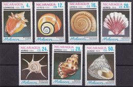 NICARAGUA 1988 MNH** - Coquillages