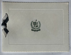 Carte De Voeux - Armée Air Ambassade Pakistan Khalid Sattar - EMAA Commandant Jeanne Buron Ernée - Documents