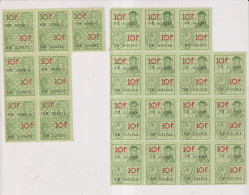 Lot 22 Timbres Fiscaux à 10fr Neufs - Postzegels