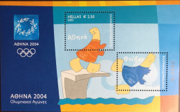 Greece 2003 Olympic Games Mascots 2nd Issue Minisheet MNH - Nuovi