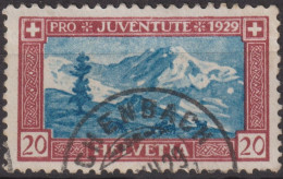 1929 Schweiz / Pro Juventute ° Zum:CH J51, Mi:CH 237, Yt:CH 237, Lyskamm - Used Stamps