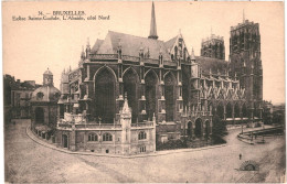 CPA Carte Postale Belgique Bruxelles Eglise Sainte Gudule Abside Côté Nord VM79669 - Monuments