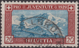 1929 Schweiz / Pro Juventute ° Zum:CH J51, Mi:CH 237, Yt:CH 237, Lyskamm - Used Stamps