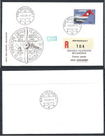 Suisse - FDC 03/12/1983 - Vol Bellinzana - Magadino - FDC