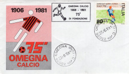 75 Omegna Calcio 1906 - 1981 - Football - 1981-90: Poststempel