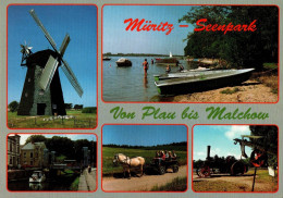H1161 - TOP Plau Malchow Müritz Windmühle - Bild Und Heimat Reichenbach Qualitätskarte - Plau