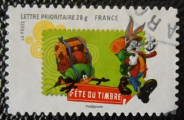 270  Autoadhésif France Oblitéré 2009 Fête Du Timbre Looney Tunes  Bugs Bunny Et Duffy Duck - Sonstige & Ohne Zuordnung