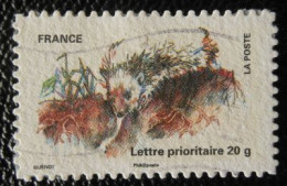 528 France 2011 Oblitéré Autoadhésif  Fête Du Timbre La Terre Hérisson - Altri & Non Classificati