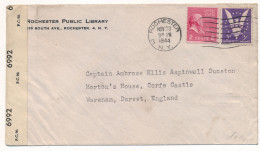 COVER 1944 WWII  OPENED  BY EXAMINER   TO  WAREHAM DORSET ENGLAND                VOIR IMAGES - Covers & Documents